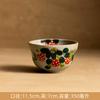 Creative Retro Pastoral Style Ceramic Bowl Hand-painted Flower Household Breakfast Bowl Soup Bowl Underglaze Color Chinese Tableware Jingdezhen