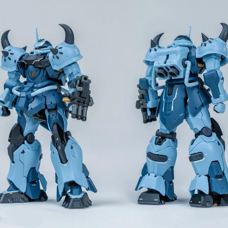 In Stock Nd 1/144 Ms-07b-3 Gouf Custom Vol.2 Blue Giant Ramba Ral Mobile Suit 08th Ms Team Assembly Model Kit Collectable High Quality Toys
