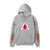 Hunter X Hunter XX Logo Hoodie Color Japanese Vertical Sleeve Print Black Anime Pullover Sweatshirt