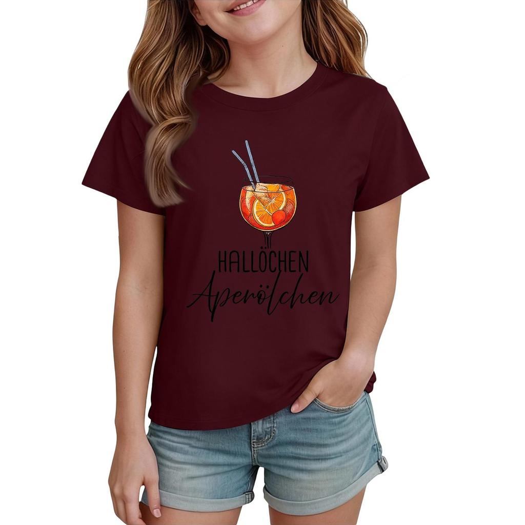 Printed Fashion Casual Short-Sleeve Tops For Boys And Girls