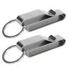 Belt Key Holder Stainless Steel Compact Quick Release Belt Key Clip with Key   for   Law Enforcement