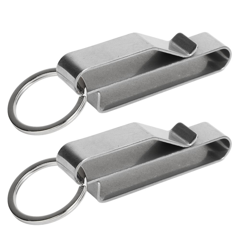 Belt Key Holder Stainless Steel Compact Quick Release Belt Key Clip with Key   for   Law Enforcement