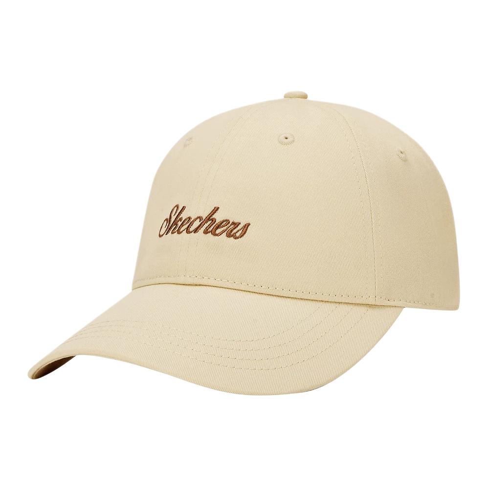 Skechers Breathable Daily Commuting Sports Versatile Cotton Baseball Cap Unisex hats Eggshell L226U079-00V7 M