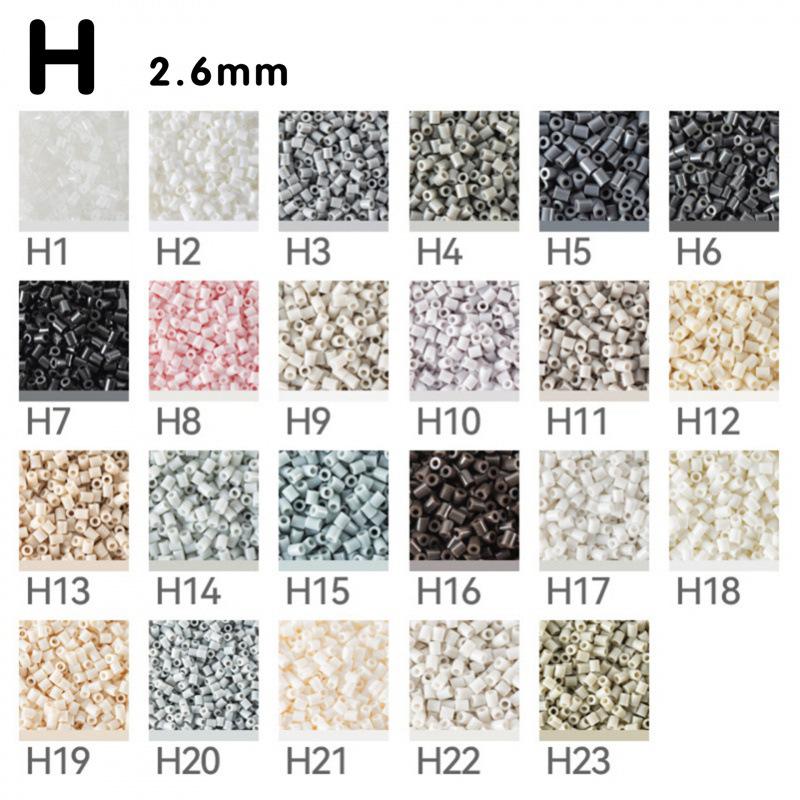250g/500g Macaron Perler Beads - 221 Color Options, 2.6mm Fusion Beads for Crafting