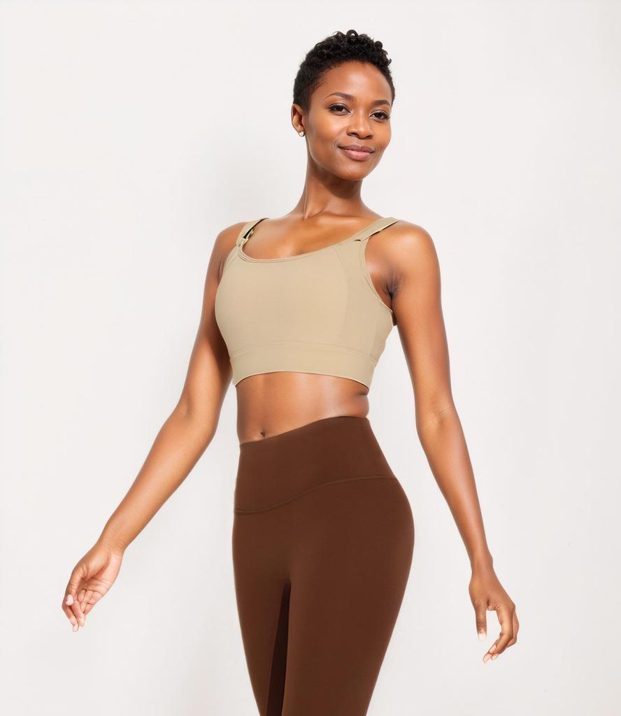 High-Impact Anti-Sag Sports Bra for Women – Shockproof, Plus Size, Beautiful Back, One-Piece Cup Design.