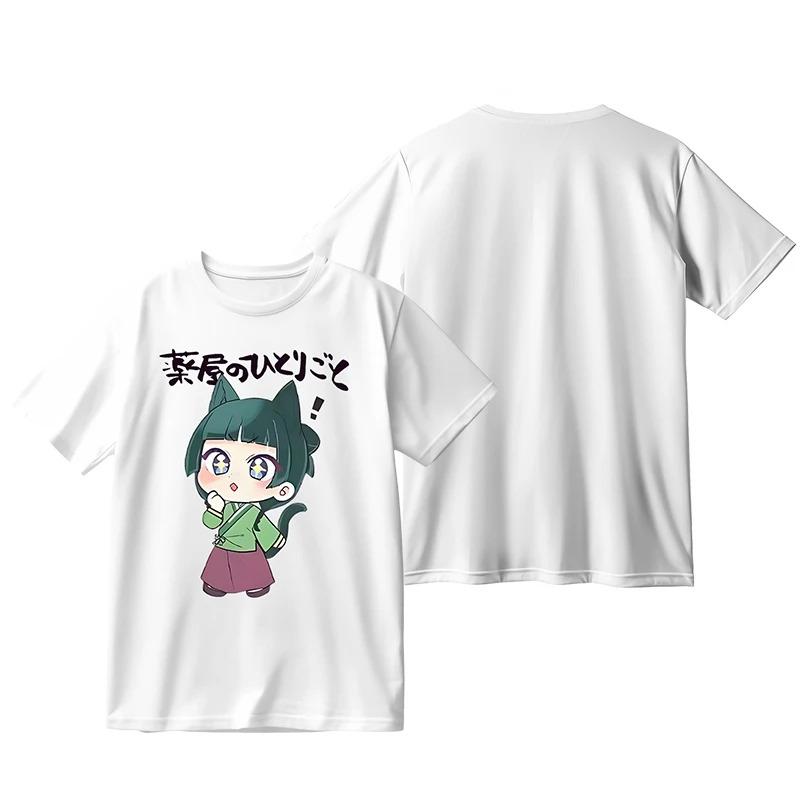 Summer Anime The Apothecary Diaries Oversized T Shirt Women Men O-neck Short Sleeve Funny Tshirt Maomao Cosplay Graphic Tees