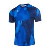 Kelme Men's Soccer Shirt, Game Shirt, Short Sleeve, Running Shirt, Practice Shirt, Training Shirt (Blue, M)