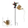 Solar Watering Can Light with Bracket Solar Powered Metal Fairy Lights Solar Garden Lights for Walkway Yard Pathway Patio Table