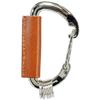 camel M F tochigi leather carabiner key ring key ring small size large key smart key car bike made in Japan leather genuine leather Tanned leather
