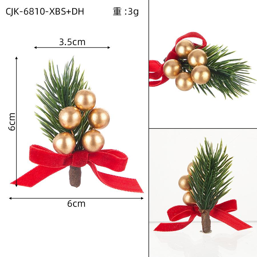 10pc Christmas Napkin Rings Red Pine Needle Wreath Napkins Plastic Buckle Hand Woven Napkin Loop Cloth Loop New Year Table Decor