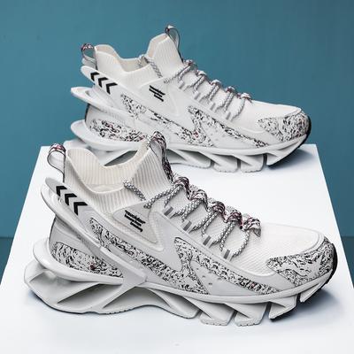 Chaussures de sport en maille respirante d'été, chaussures en maille de sport, absorption des chocs, course à pied, décontractées, rehaussement de la taille, chaussures de course, chaussures de papa national