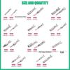 290-Piece Car Connector Kit: 1-3.5mm Male & Female Pin Accessories for Wire Harness Terminals