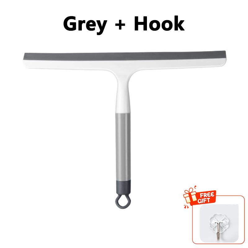 Silicone Shower Scraper Cleaner Bathrooms Multi-purpose Squeegee Glass Clean Floor Window Cleaning Tool Household Water Wiper
