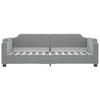 Vidaxl Sofa Rozsuwana Z Szufladami, Jasnoszara, 90X190 Cm, Tkanina