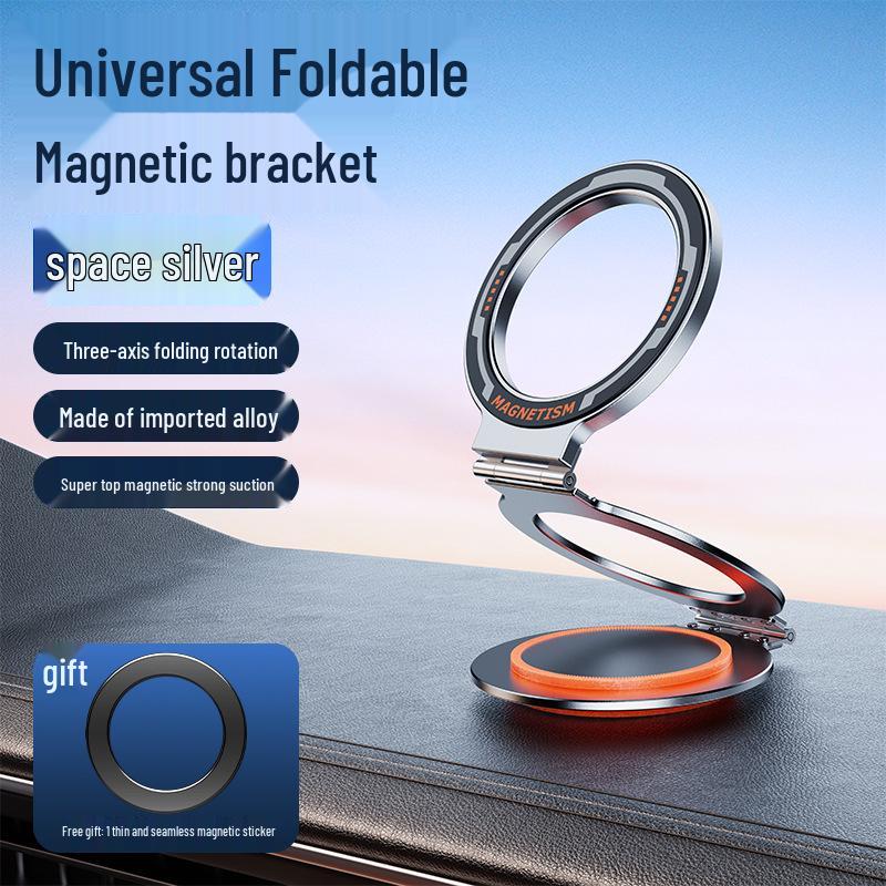 Magnetic Car Phone Holder: Magsafe-Compatible, Rotatable Dashboard Mount