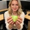 Squeeze Toy Soft Rubber Stress Relief Toy Slow Rebound Glitter Powder Turtle Shape Decompression Tool