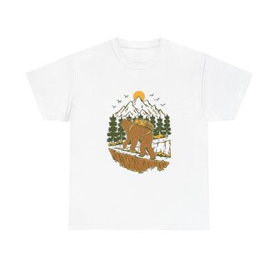 Das Große Draußen Grafik T-Shirt Unisex Schweres Baumwoll-Tee