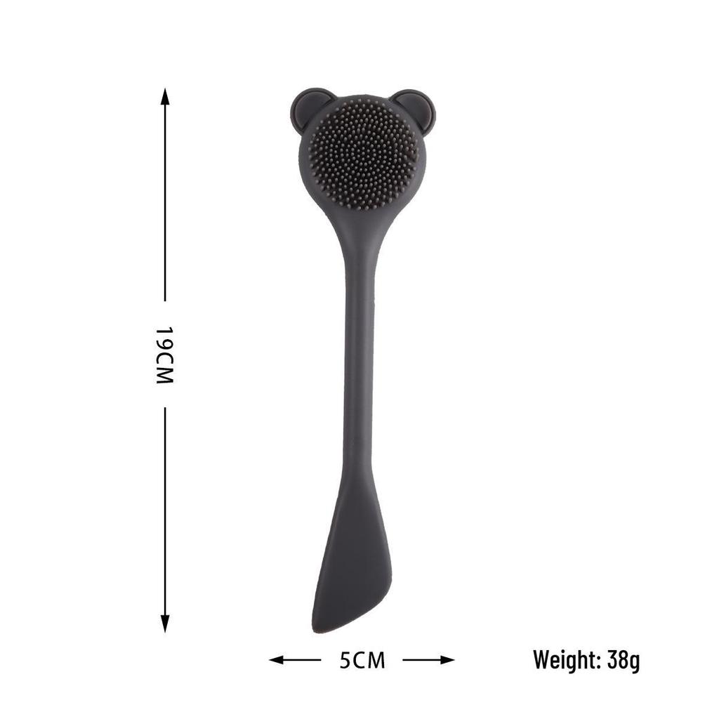 Portable Silicone Facial Cleansing & Makeup Remover Brush - Soft Blackhead Remover Tool