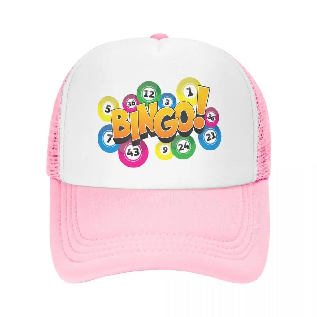 Custom Hot Game Bingo Trucker Hat for Unisex Women Adjustable Unisex Baseball Cap Outdoor Dad Hat