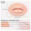 Soft Silicone Permanent Makeup Lip Blush Tattoo Training Skin Microblading Reusable 3D Practice Lips Mold For Makeup Artists