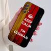 Soccer Support G-Germany Phone Case For Samsung S25,S24,S21,S22,S23,S30,Ultra,S20,Plus,Fe,Lite,Note,10,Black Cover