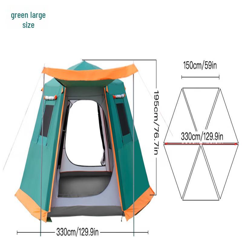 ZISIZ Automatic Hexagonal Camping Tent