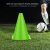 6pcs 18cm Soccer Training Cone Football Barriers Plastic Marker Holder Accessory (Red)