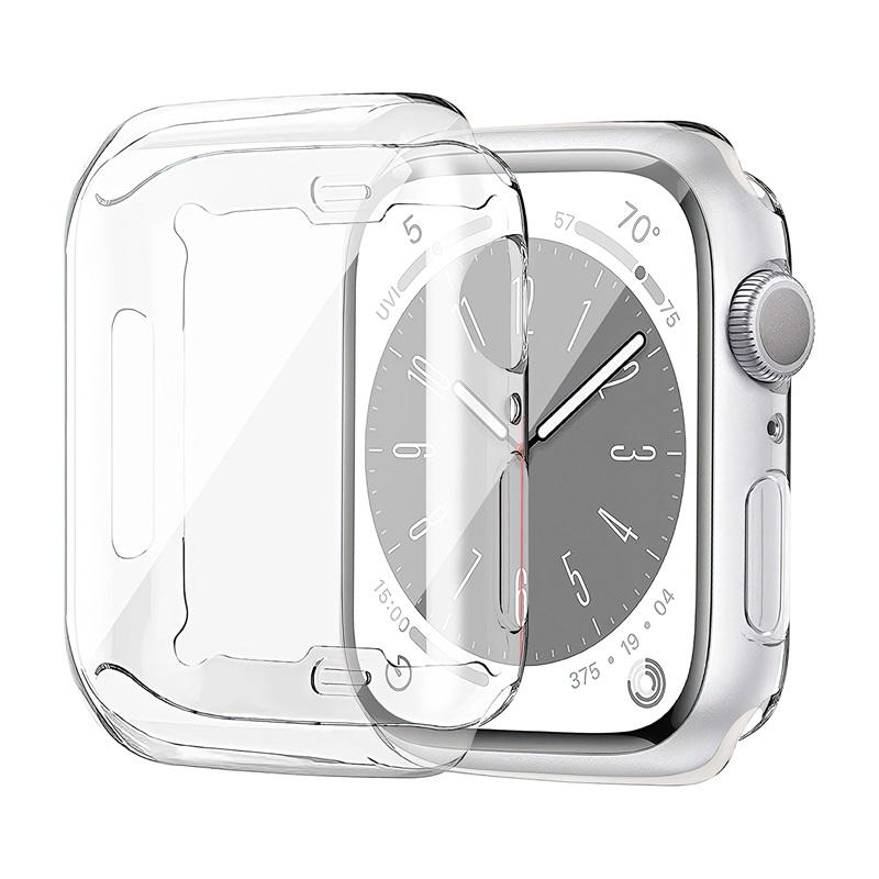 Cover For Apple Watch Case 44mm 40mm 45mm 41mm 42mm 46mm 38mm Screen Protector Silicone Bumper Iwatch Series 3 4 5 6 Se 7 8 9