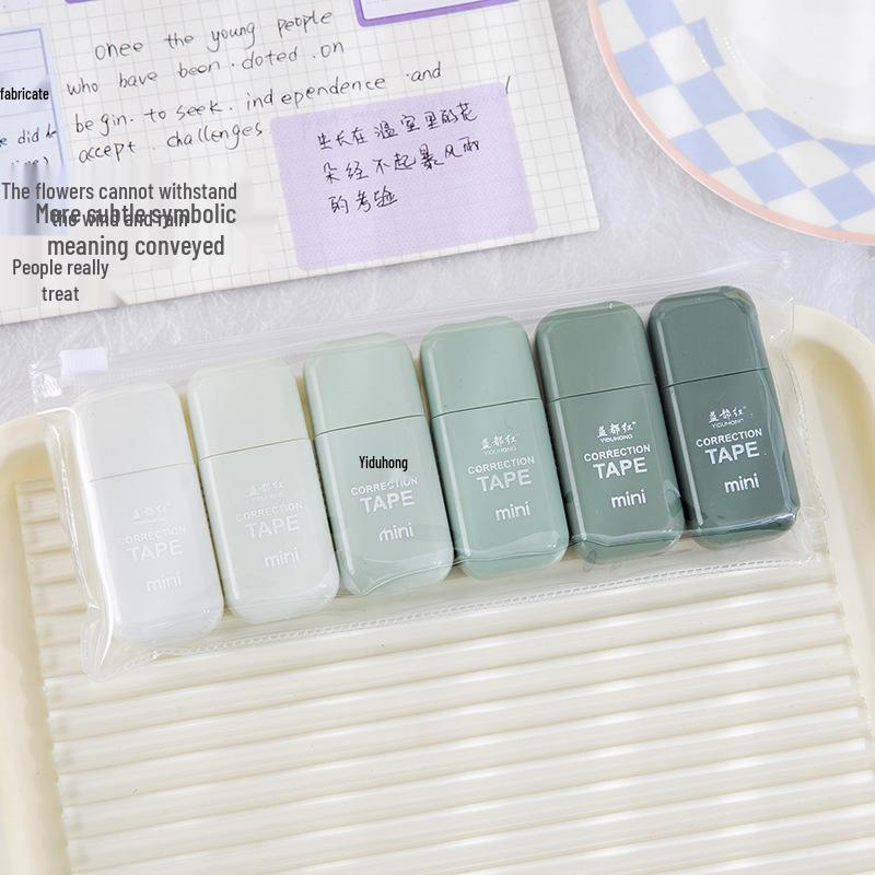 Gradient Color Correction Tape 6-Pack – Compact, Stylish & Ideal for Students