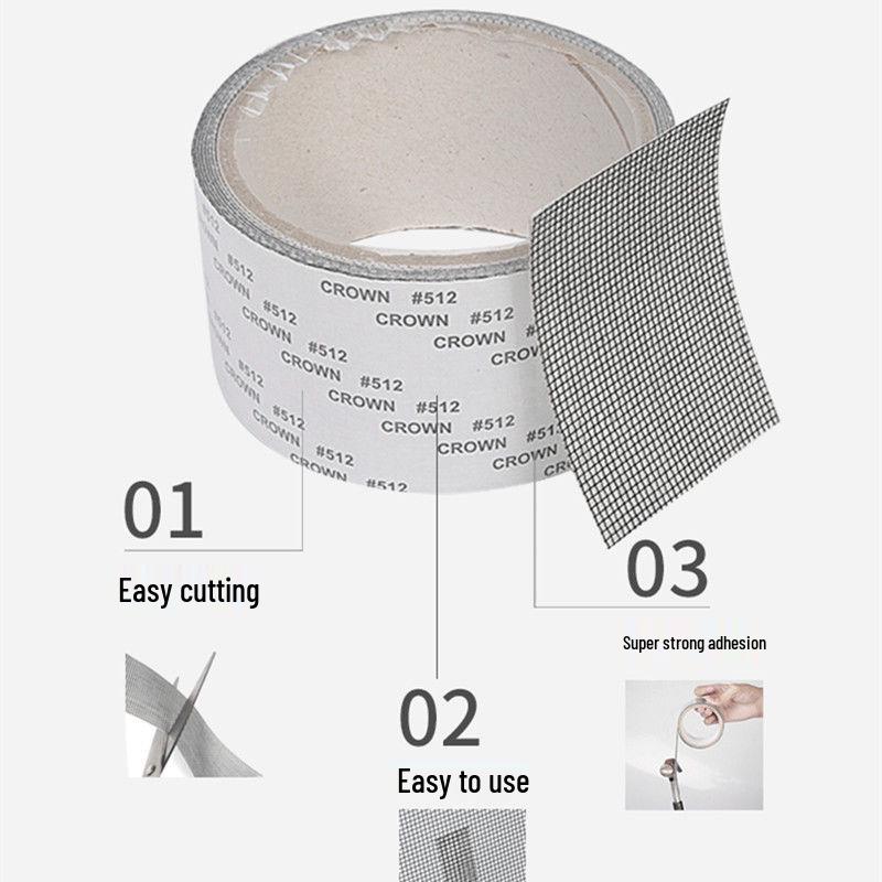 Self-Adhesive Screen Repair Patch for Windows and Doors – Magic Tape for Mosquito and Insect Proofing