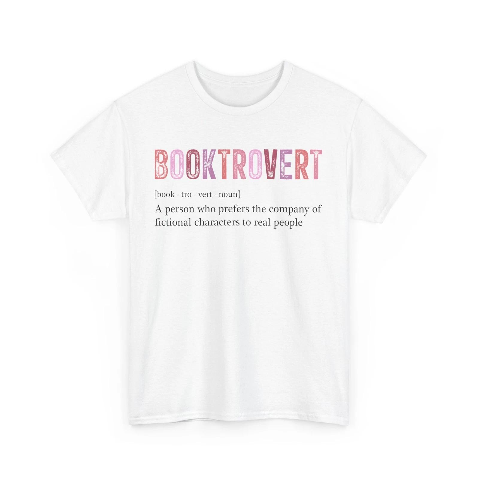 Футболка для книголюба | Смешная футболка для чтения | Футболка с определением книготроверта XL