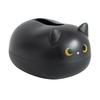 Tissue Dispenser Cute Cat Shaped Paper Holder Large Capacity Wide-Mouth Design Multi-Functional Storage Box