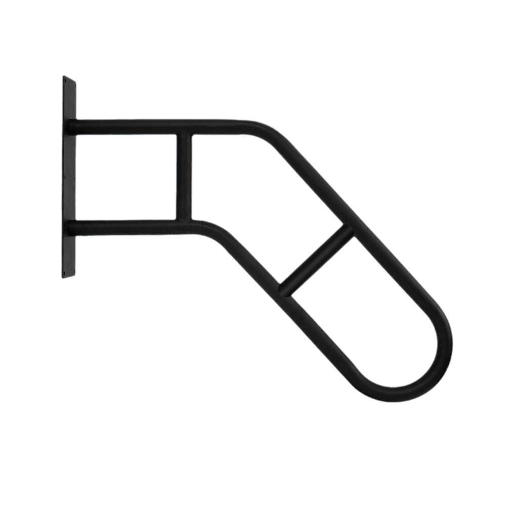 Safety Stair Support Iron Wall-Mounted Railing Minimalist Design Step Guard  Staircase Safety чёрный