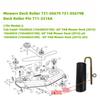 Metal Plastic Deck Roller Replacements Kit Strong Roller Assembly Universal Riding Mower Deck Roller for Lawns