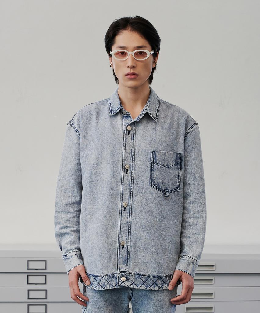 DEMADEN Napalaka Denim Shirt Ice