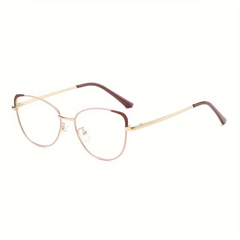 New Retro Personalized Metal Cat Glasses Frames For Men And Women Day And Night Use Anti-Blue Light Color-Changing Glasses