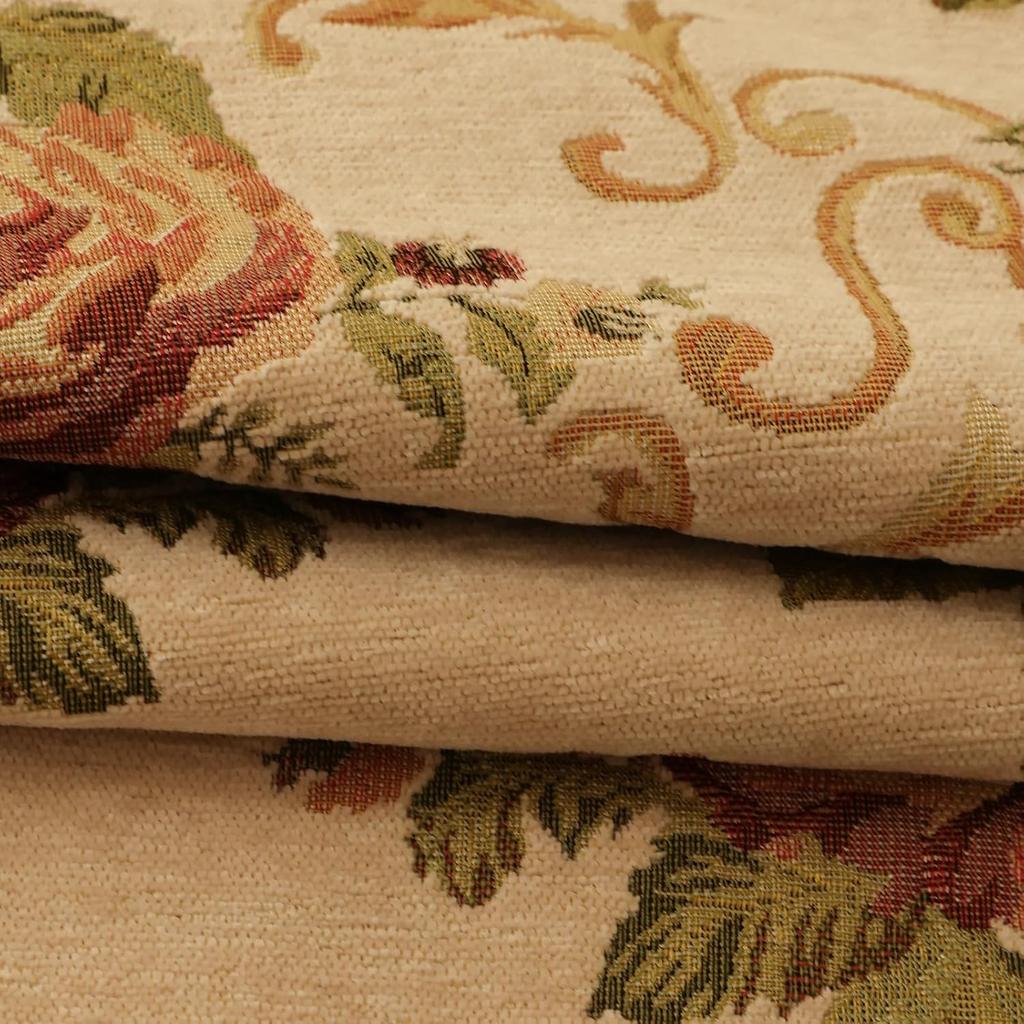 Nightstand Cover:Luxe Palace Garden Chenille Table Protector with Lace, Vintage Floral Embroidery Dresser Cover for End Table/Bedroom, Machine