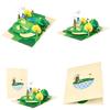 Golf Basketball Popup Card,Handmade 3D Sports Greeting Cards with Envelope