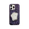 Design Sense Wrinkled Irregular Mirror Case Compatible with Apple 17 Phone Case iPhone 16 Pro Max New Model 14/15