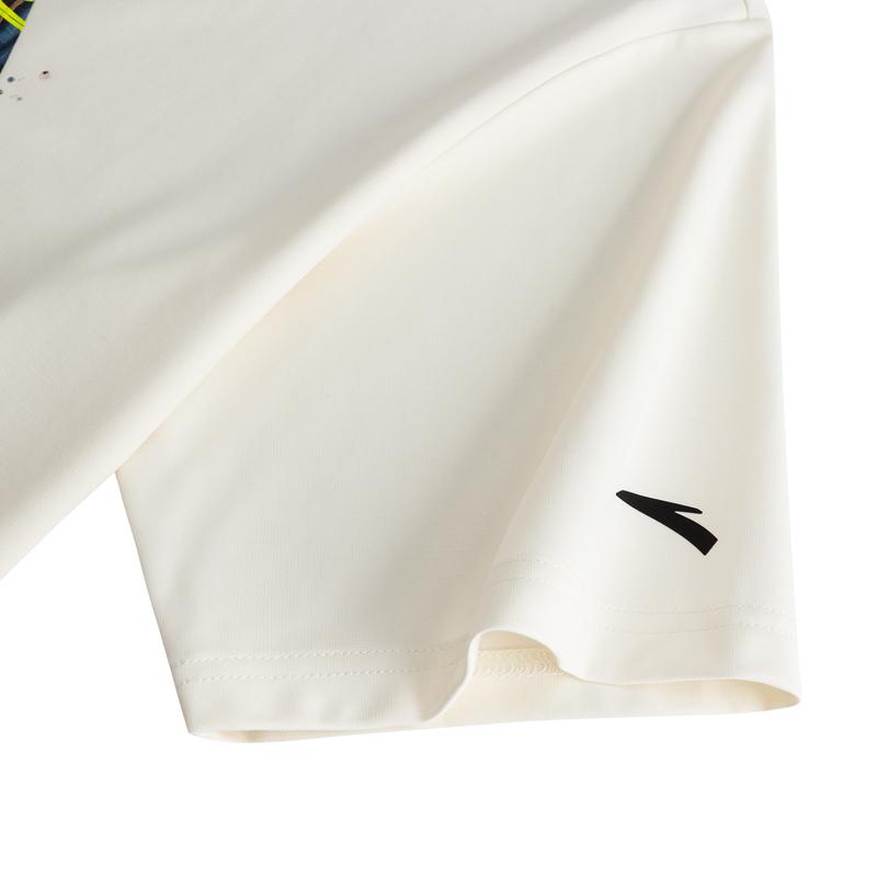 Anta Kyrie Series Basketball Logo Print Classic Simple Fashion Trendy Versatile Casual Comfortable Crew Neck Pullover Loose Couple T-Shirt 972621107-1