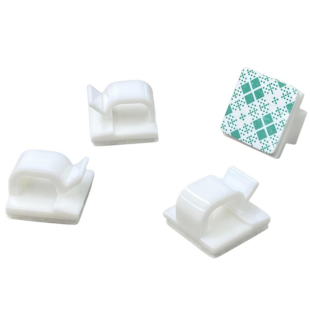 XK001 Self-Adhesive Hole-Free Cable Clip Holder for Car & Network Organization