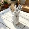 Elegant Makeup Brush Holder 3D Printed Angel Wings Vase & Pen Holder, Sculpture Winged Desktop Decor, Multi‑Functional Dry Flower Vase, Artistic