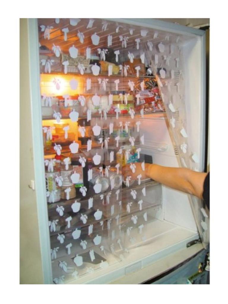 Kühlschrankvorhang (Gemüsemuster)