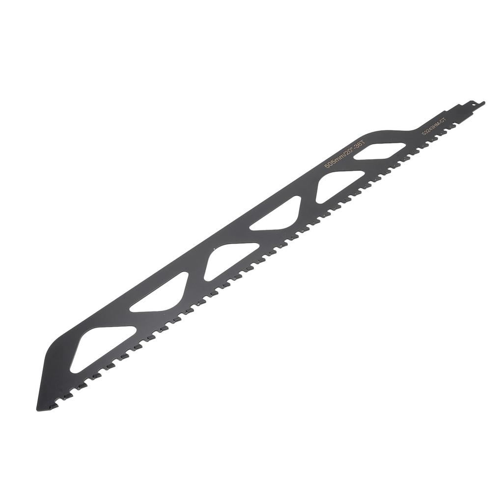 Reciprocating Saw Blade Black Color Cemented Carbide Brick Cutting Recip Saw Blade for Construction 20 Inch