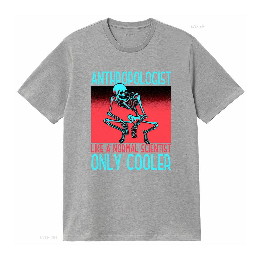 Anthropologist Like A Normal Scientist Only Cooler Skeleton T Shirt Vintage Comfortable Top For Everyday Wear Breathable