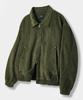 Dimitri Black 2Way Crop Corduroy Drizzler Jacket_Olive