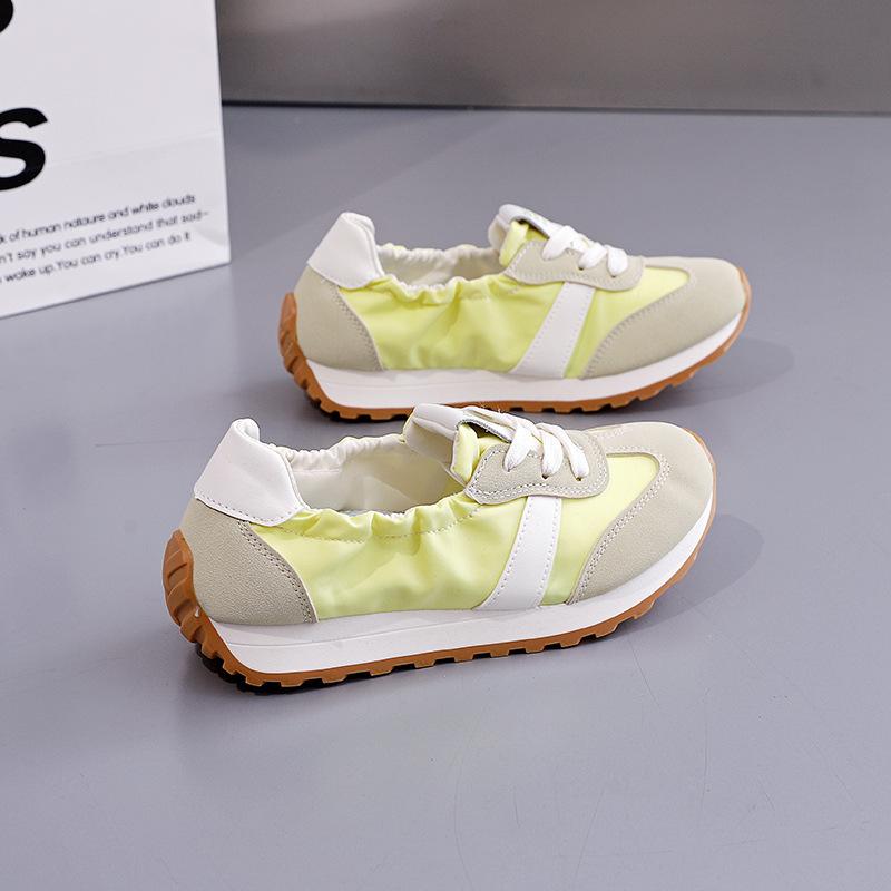 

Fashion versatile ins Korean version of the new Forrest Gump shoes women s 2025 spring student sports running shoes casual shoes K818 40 жёлтый