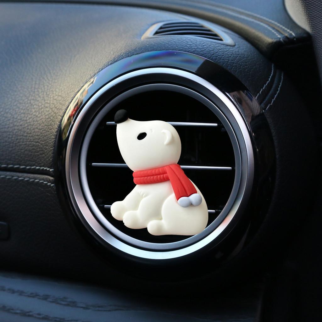 Car Metal Perfume Clip Air Vent Freshener Decor With Adorable Animals Cartoon