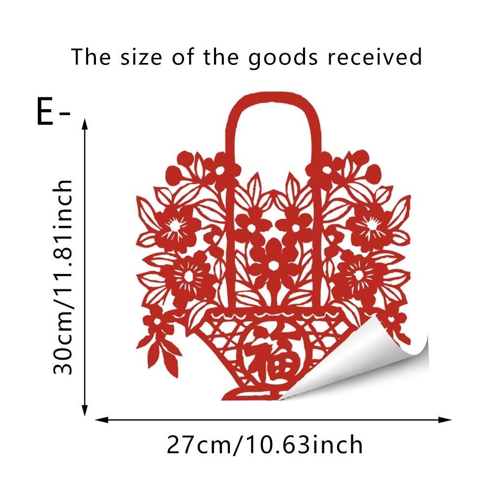 New 2026 New Year Window Sticker PVC Self Adhesive Festival Party Sticker Electrostatic Glass Sticker Window Decoration