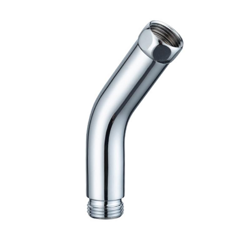 Polished Chromes Shower Head Elbow Adapter 45 Degree Connectors Solid Stainless Steel Construction for Handheld Showers